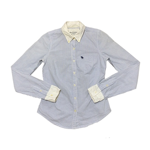 Abercrombie & Fitch Tops - Abercrombie & Fitch Striped Button Down Oxford Shirt